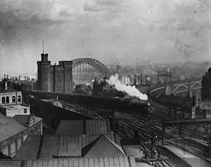 Landscape Steam Prints: Railway Bridge