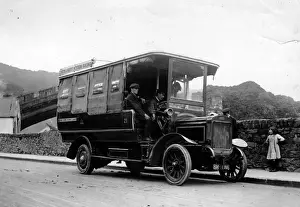 Wales Black Prints: Railway Bus