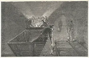 Partnership Prints: Railway in Coal Mine
