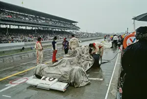 Huty32648 Prints: Rain At Indianapolis 500, 1978