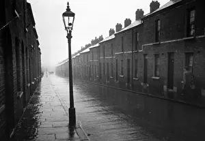 Lamppost Prints: Rainy Street