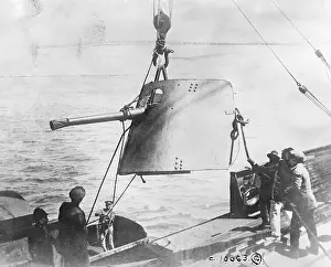 Raising Artillery from Ship