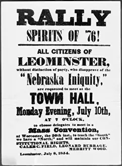 English Text Prints: Rally Spirits of 76 Handbill