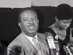 Ralph Abernathy at Press Conference