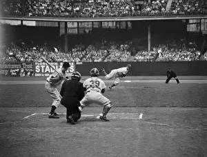 Professional Prints: Ralph Branca Pitching to Bobby Thomson