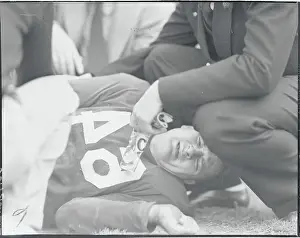 Injury Prints: Ralph Foster Injured in Football Game