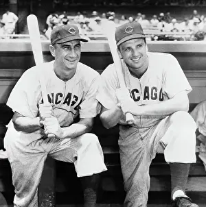 Ralph Kiner And Hank Sauer Talking