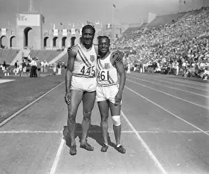 Runner Prints: Ralph Metcalfe and Eddie Tolan