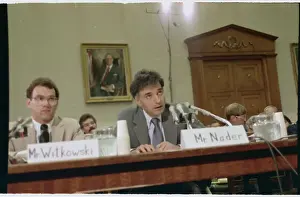 Ralph Nader Speaking from Panel