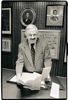 Taxes Prints: Ralph Newman Standing in Office