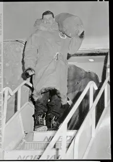 Ralph S. Plaisted with Baggage for Expedition