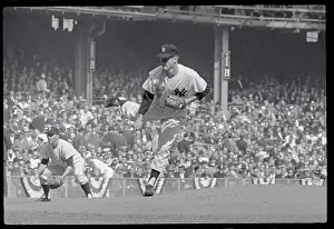 Ralph Terry Pitching in 1962 World Series