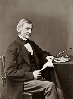 Famous Writers Gallery: Ralph Waldo Emerson (1803–82) Collection