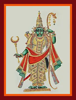 Album Prints: Rama leaning on the tall bow