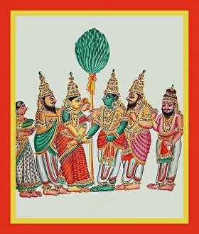 Rama Prints: Rama and Sīta's wedding