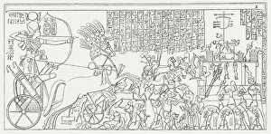 Siege Prints: Ramesses II storming the Hittite fortress of Dapur (1269 BC)