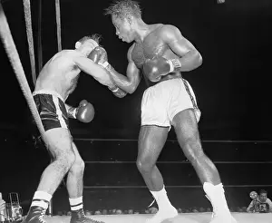 Ramon Fuentes and Isaac Logart in Boxing Match