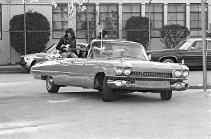 Ramones Ride In Cadillac Driven By Rodney Bingenheimer