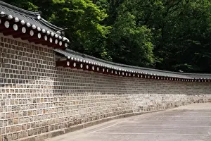 Jongmyo Prints: rampart, Jongmyo, World Heritage, Seoul, South Korea