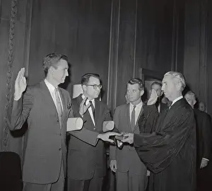 Ramsay Clark at His Swearing in Ceremony