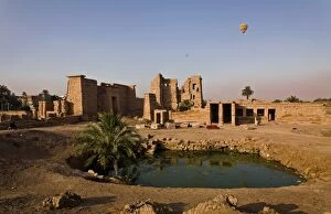 Desert Oasis Collection: ramses III temple in habu. luxor