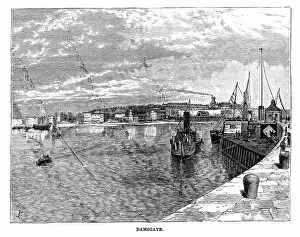Images Dated 4th October 2013: Ramsgate in the 19th Century