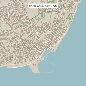 Ramsgate, The Great English Seaside Town Collection: Ramsgate Kent UK City Street Map
