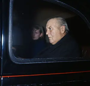 Randolph Churchill in a Car