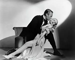Fainting Prints: Randolph Scott Embracing Carole Lombard