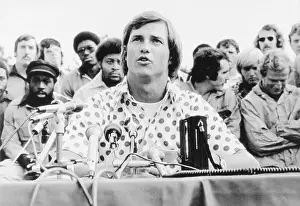 Foxborough Prints: Randy Vataha Speaking at Press Conference