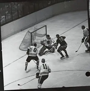 Rangers in Hockey Action at the Garden