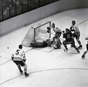 Rangers in Hockey Action at the Garden