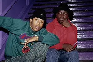 Rappers LL Cool J and E Love