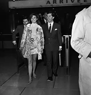 Raquel Welch and Patrick Curtis