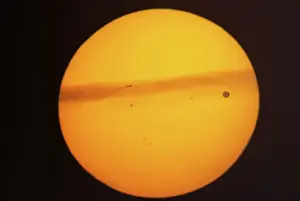 Photodisc Collection Prints: Rare transit of the planet Venus across the face of the sun that took place on June 5