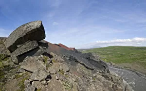Volcanism Gallery: Rauoholar volcano, Hljooaklettar, Joekulsargljufur National Park, Iceland, Europe