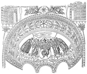 Mosaic Collection: Ravenna, San Vitale, famous mosaic, Italy