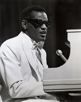 Ray Charles Performs Onstage