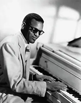 Blind Prints: Ray Charles at Piano