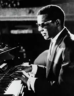 One Person Only Prints: Ray Charles At The Piano