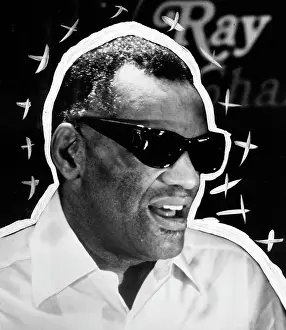 T1714113 Prints: Ray Charles Singer