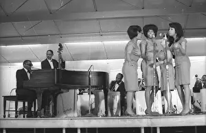 Ray Charles Prints: Ray Charles At Sound Blast 66