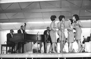 Ray Charles Prints: Ray Charles At Sound Blast 66