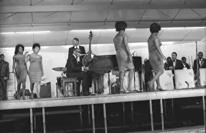 Ray Charles Prints: Ray Charles At Sound Blast 66