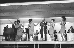 Ray Charles Prints: Ray Charles At Sound Blast 66