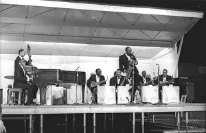 Ray Charles Prints: Ray Charles At Sound Blast 66