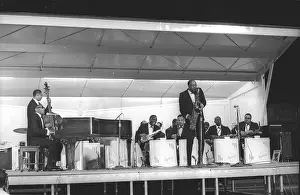 Ray Charles Prints: Ray Charles At Sound Blast 66