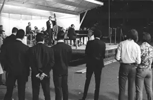 Ray Charles Prints: Ray Charles At Sound Blast 66