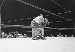 Ray Miller and Sandy Saddler Boxing