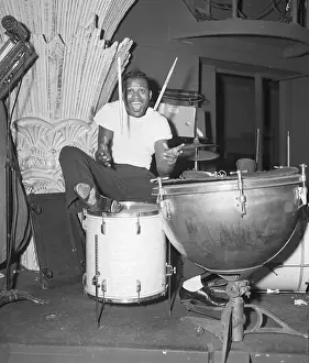 Retiree Prints: Ray Robinson at Drum Set